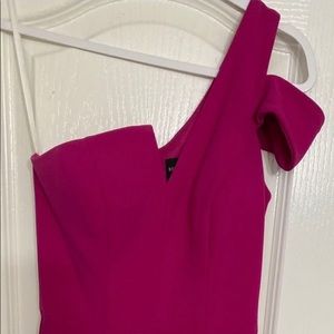 Long formal hot pink dress size 4